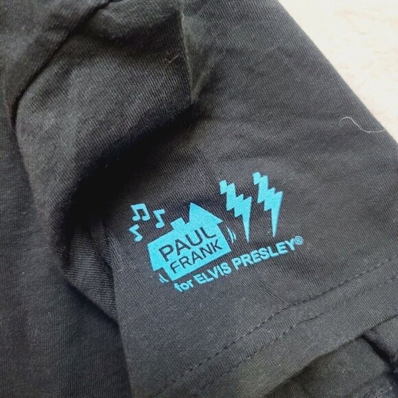 Vintage Paul Frank Womens Tshirt, Julius, Elvis, Hawaii, Black, Small - Picture 3 of 5